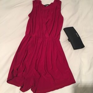 Red/maroon romper